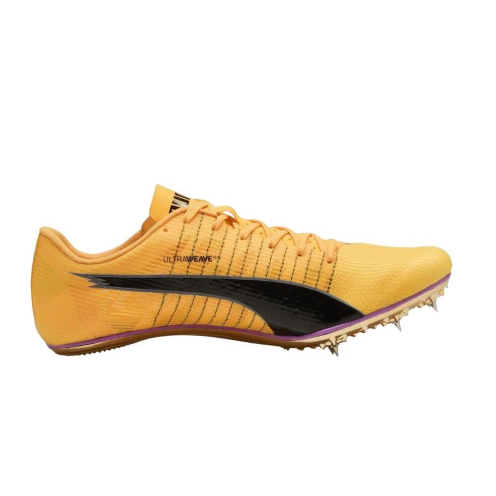Puma Mens Evospeed Brush 6 Spiked Running Sneakers / Sun Stream